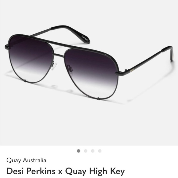 Quay Australia Accessories - Quay Australia Black Aviator Sunglasses